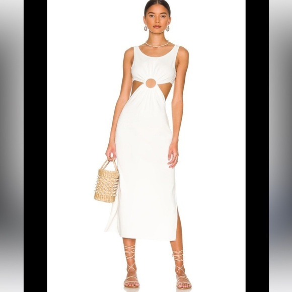 SOLID & STRIPED Dresses & Skirts - Solid & Striped Bailey White Midi Dress